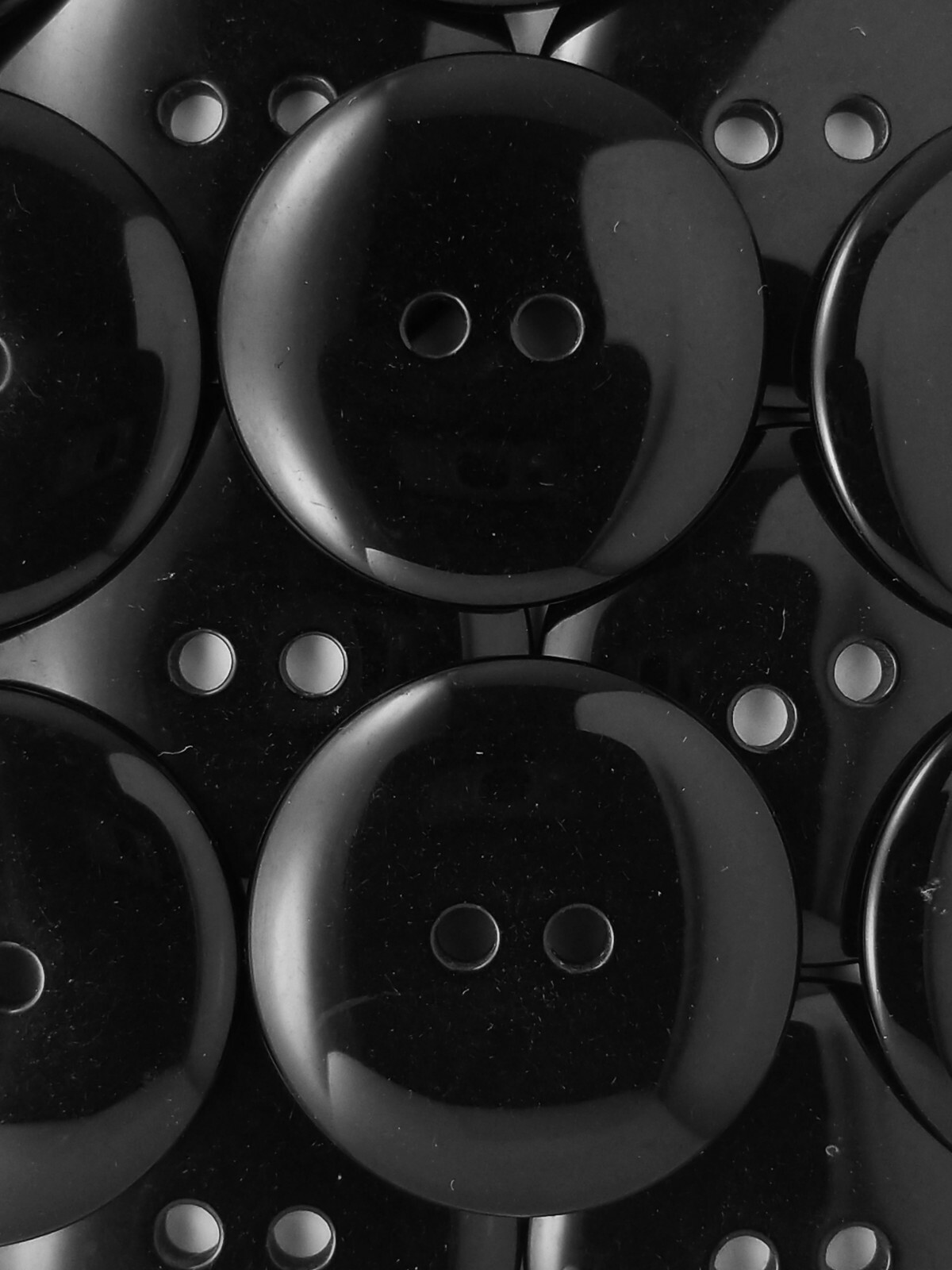 SIZE 45L-1+1/8″ BLACK BUTTON, 1 GROSS, FREE SHIPPING USA