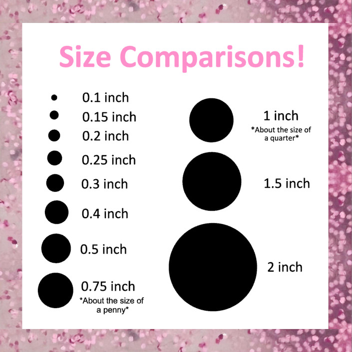 Sparkle Bat Sticker Sheet! – Choose a Size & Color!