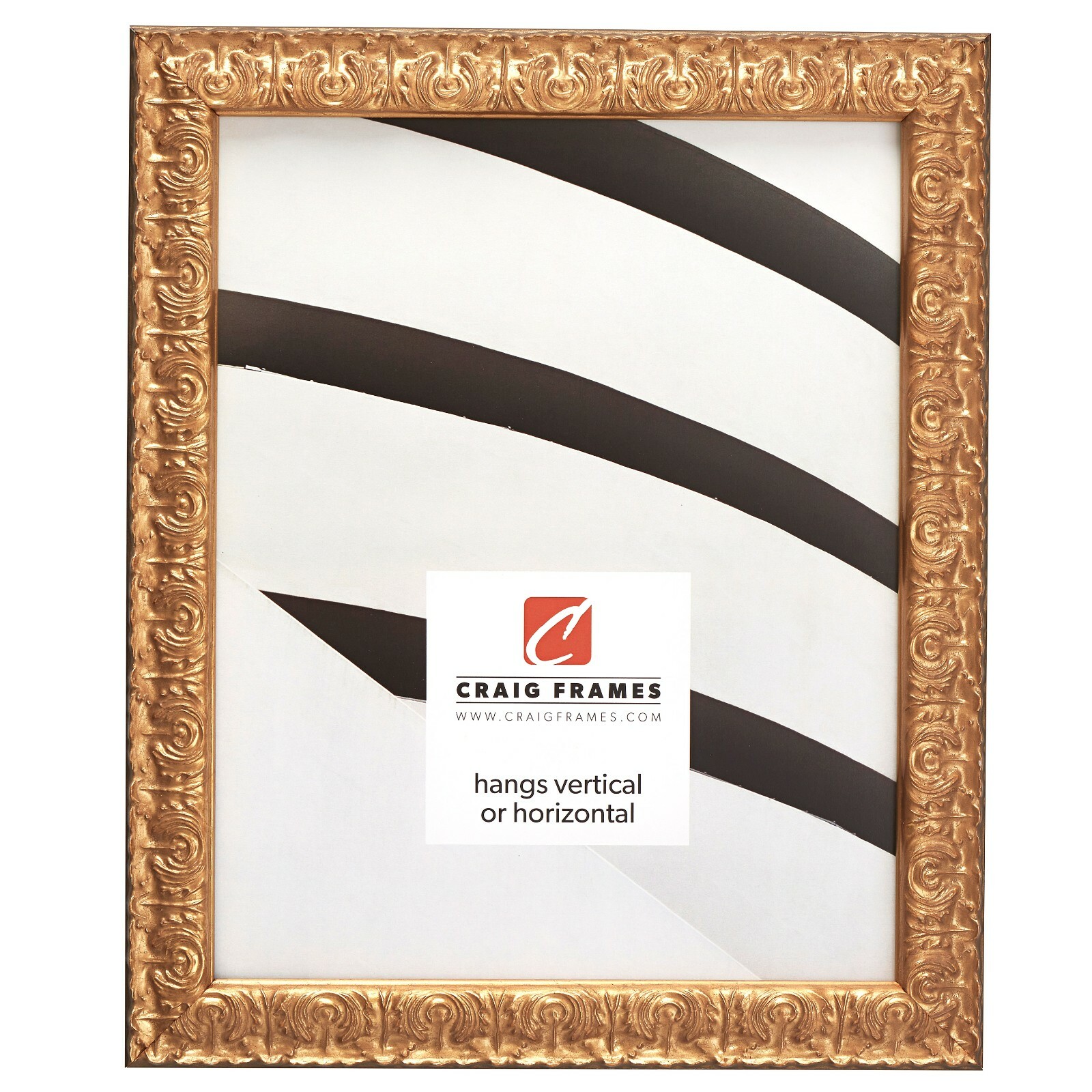 Craig Frames Versailles, 1 Inch Wide Ornate French Country Gold Picture Frame