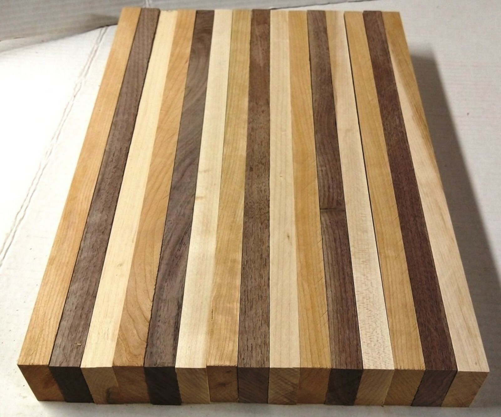 10 ea WALNUT Maple CHERRY 3/4″ x 2″ x 16″ DIY Cutting Boards Charcuteri Wood Kit