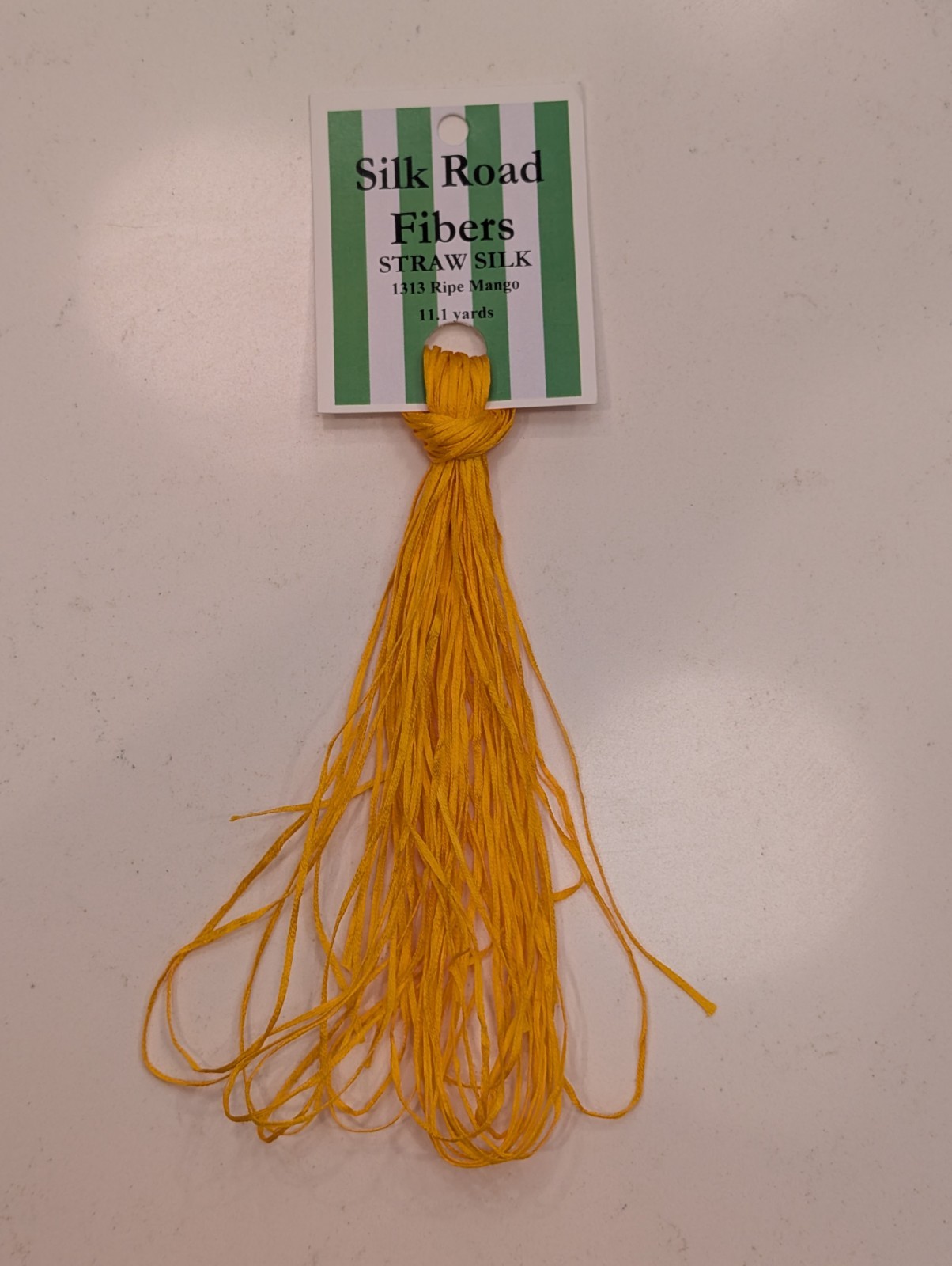 Silk Road Fibers Straw Silk 1313 Ripe Mango