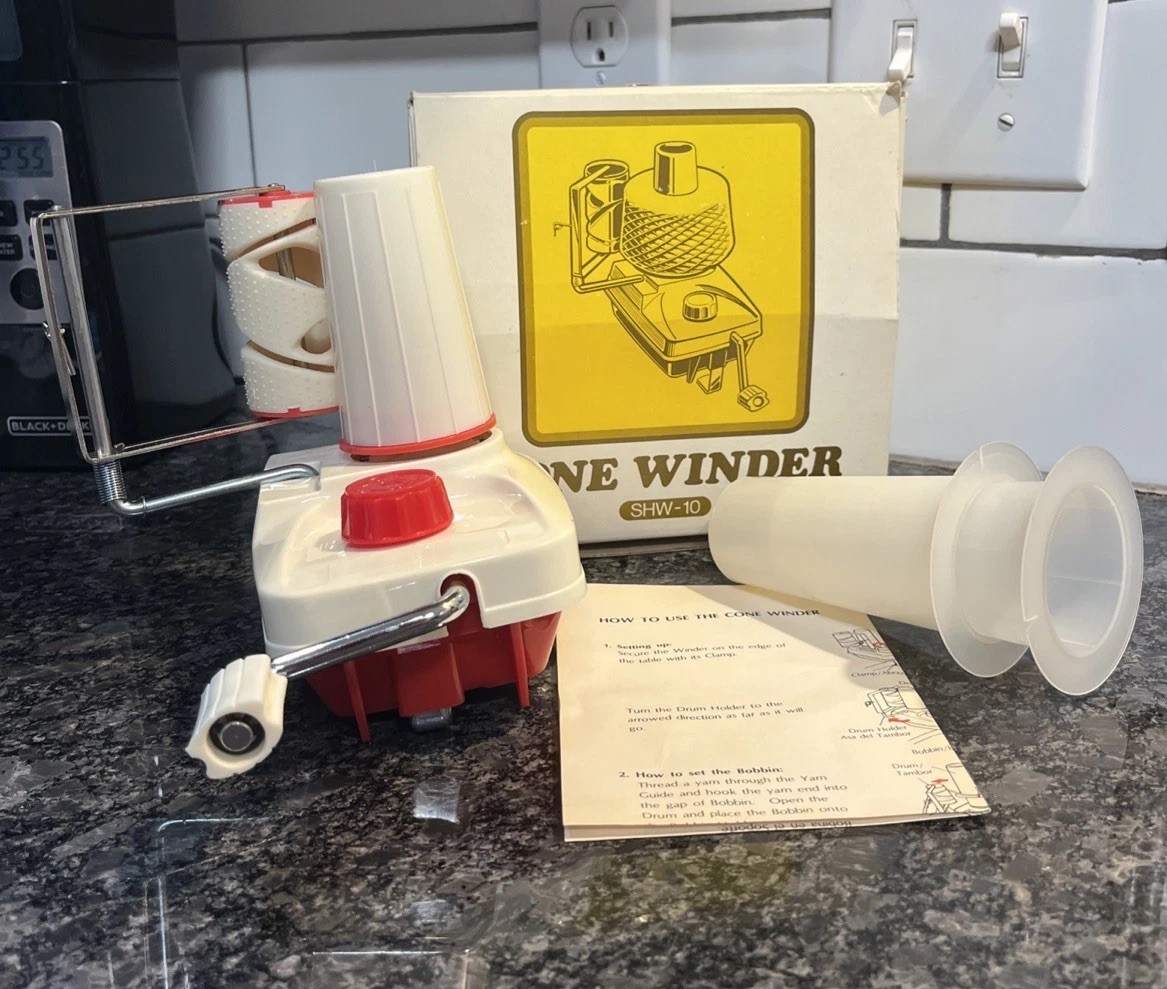 Royal SHW-10 Hand Crank Cone Yarn Winder Japan NEW!