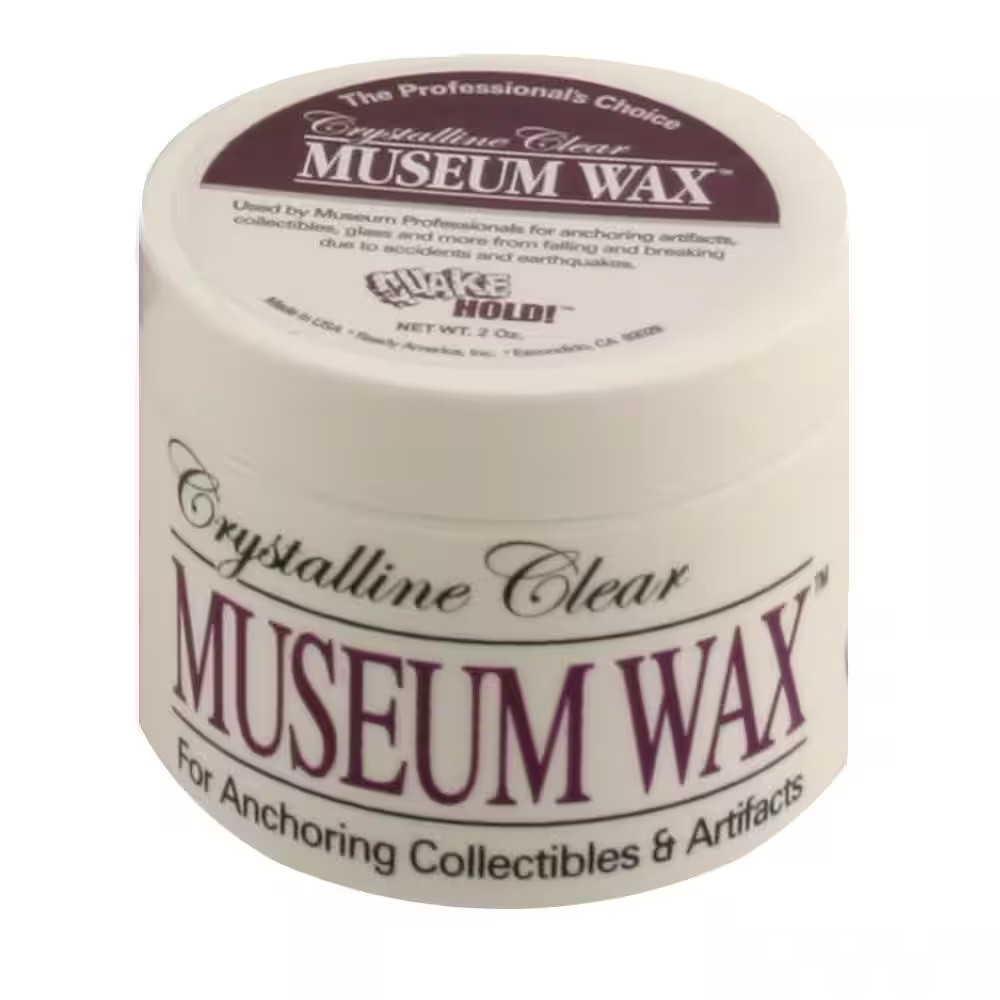 QuakeHOLD! Crystalline Clear Museum Wax 2 oz