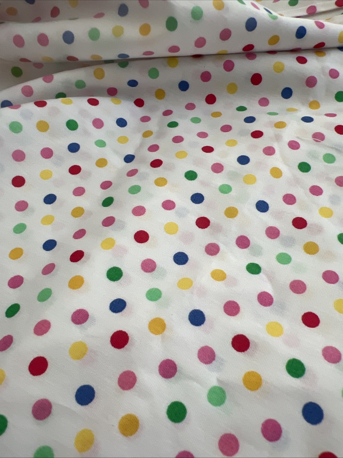 Cotton Multi Color Polka Dot Fabric