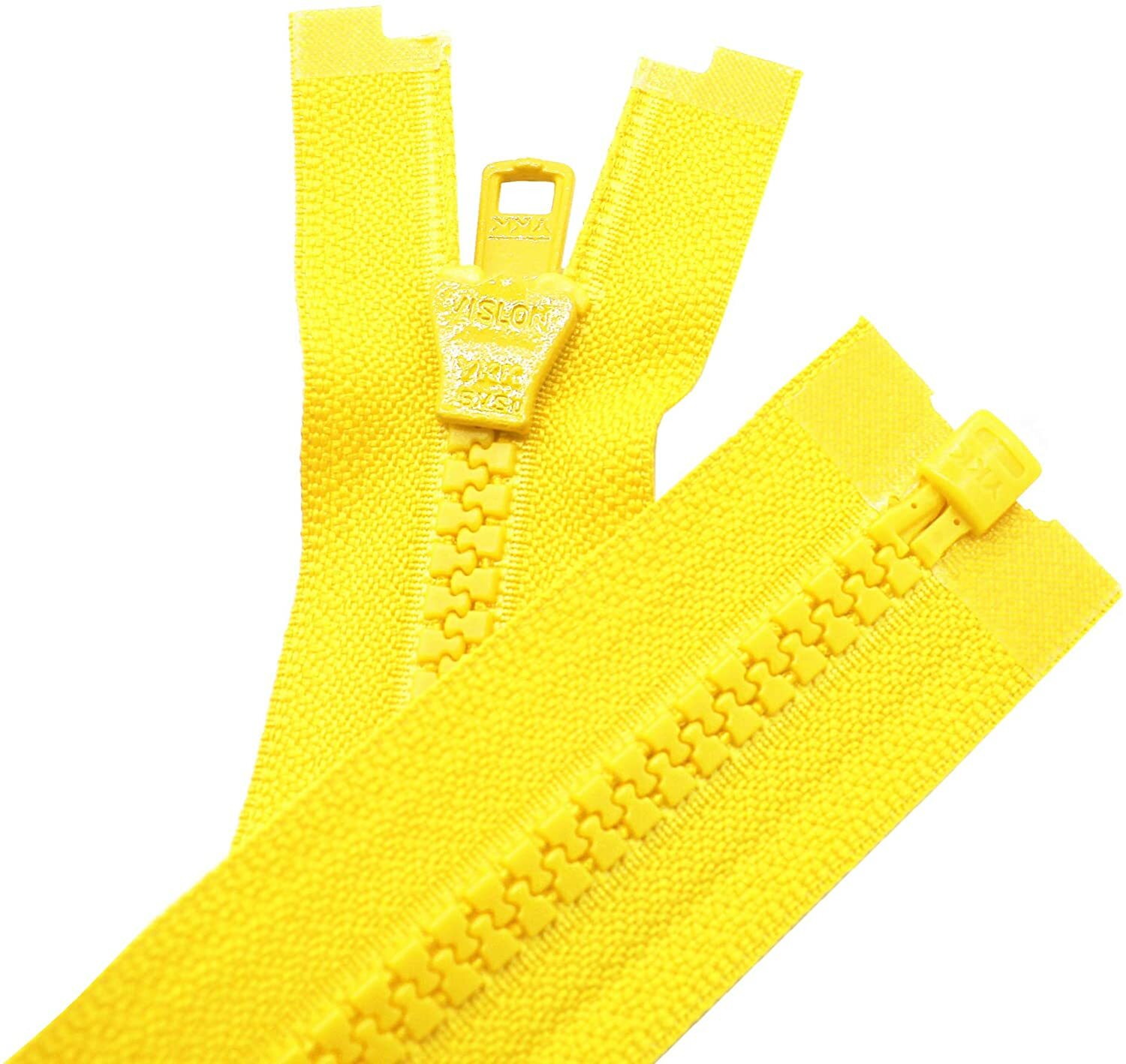 10pcs 26″ YKK #5 VISLON Medium Weight Molded Plastic Separating Jacket Zipper