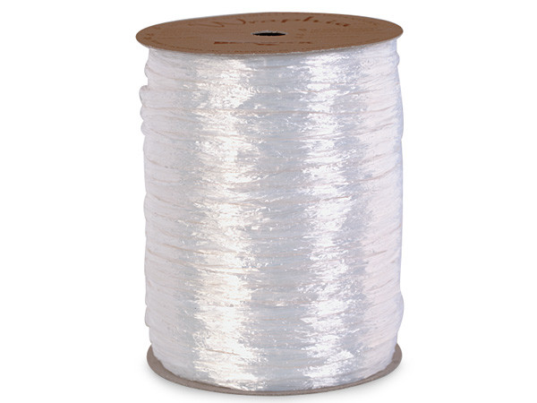 1/4″ PEARLIZED Synthetic Raffia Ribbon Choose Color & 10 Or 100 Yards