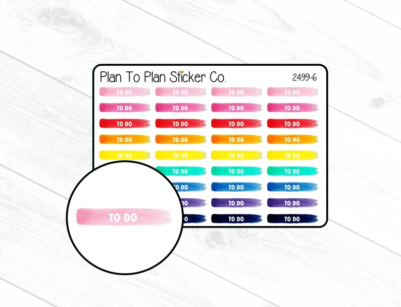 2499-6~~To Do Swooshes Planner Stickers.