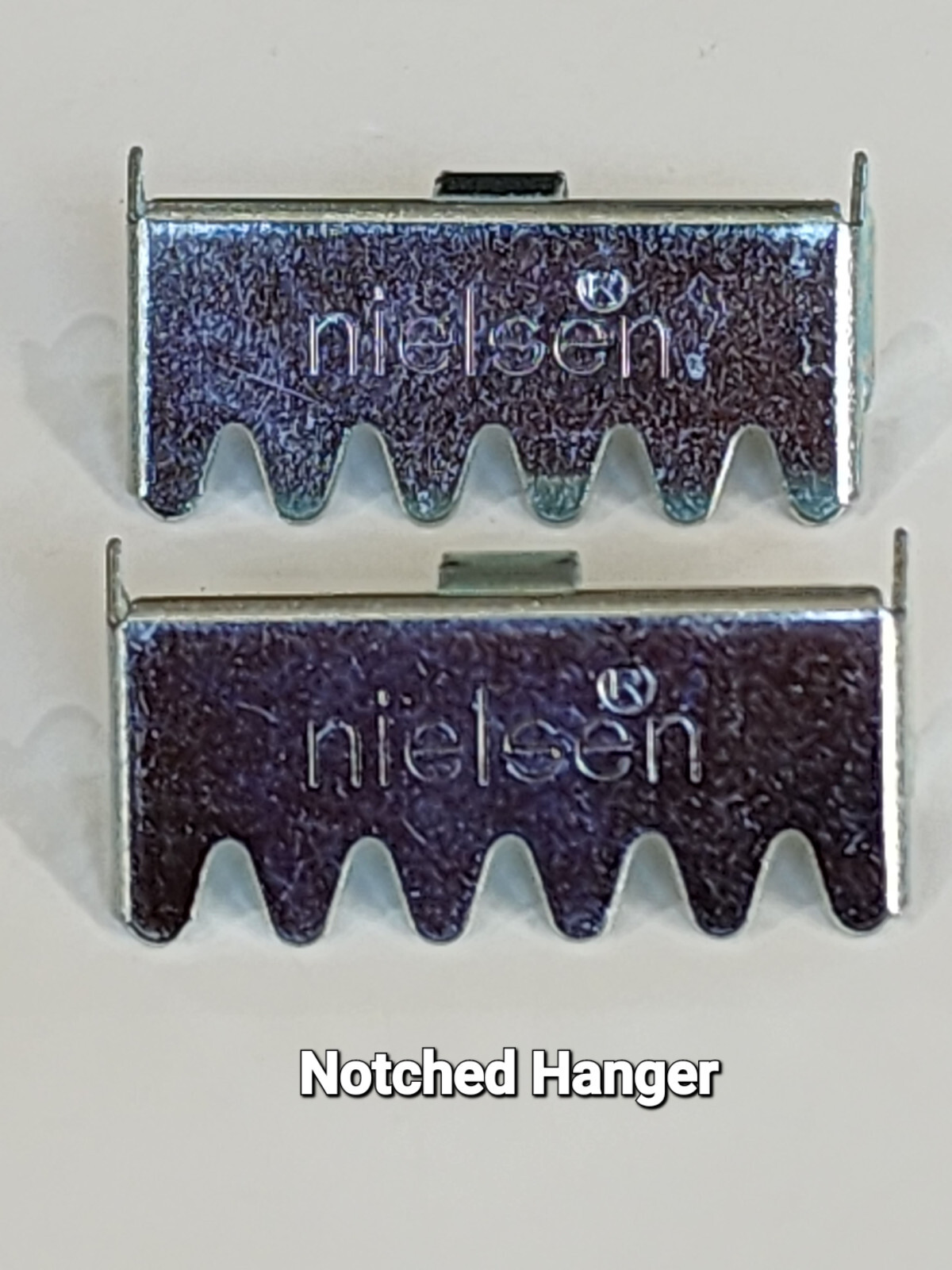 Notched Hanger, Metal Aluminum Frame Hardware, Nielsen® Brand, 10 Pack
