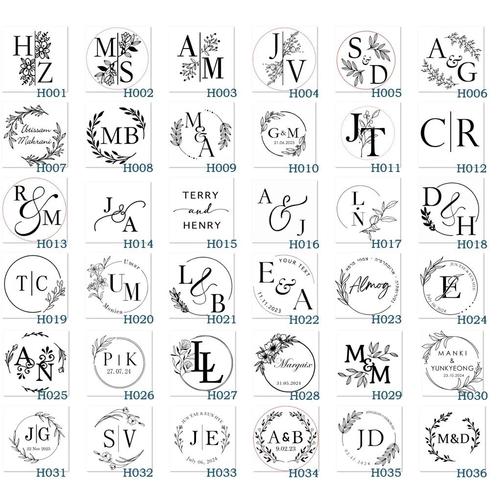 Custom Embosser Stamp – Personalized Logo & Monogram Seal for Weddings