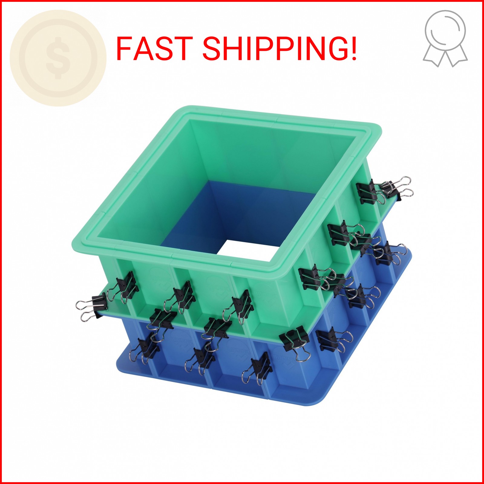 BBDINO Adjustable Mold Housing Kit for Silicone Mold Making – 2 Sets Easy Demold
