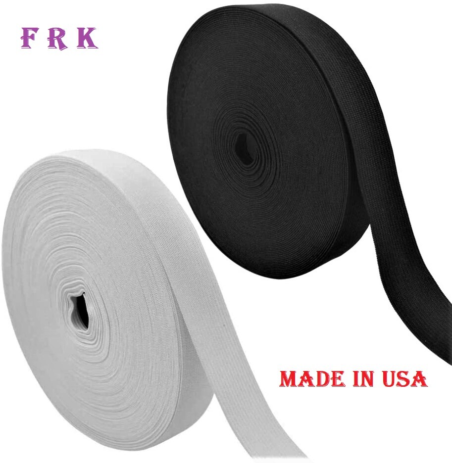 Sewing elastic 1″,1.5″,2″,2.5′,3″ inch wide (10 yard) MADE IN USA FREE SHIPPING