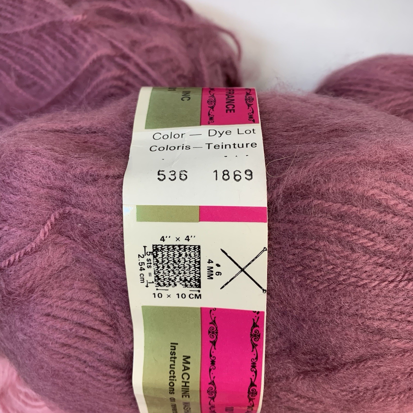 Lot of 19 Skeins Yarn Unger Nomotta DGI Pink Dark Rose Funky Fringe Multicolor