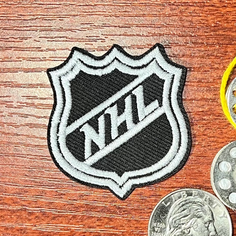 NHL Logo Patch National Ice Hockey League Sports Embroidered Iron On 1.75×1.75″