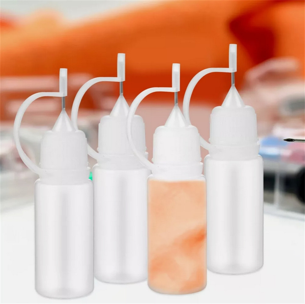 5-100ml Needle Tip Dropper Plastic Bottle Empty Squeezable Liquid Oil Craft US