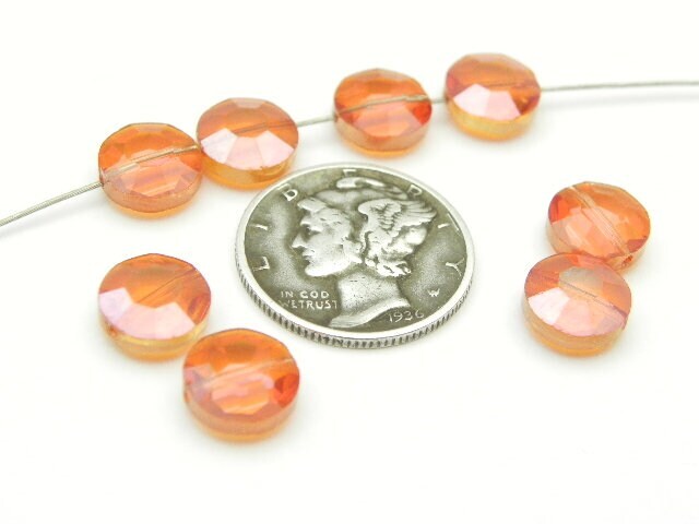Chili Pepper (8mm) Vintage Swarovski Art 347 Pill Shaped Beads