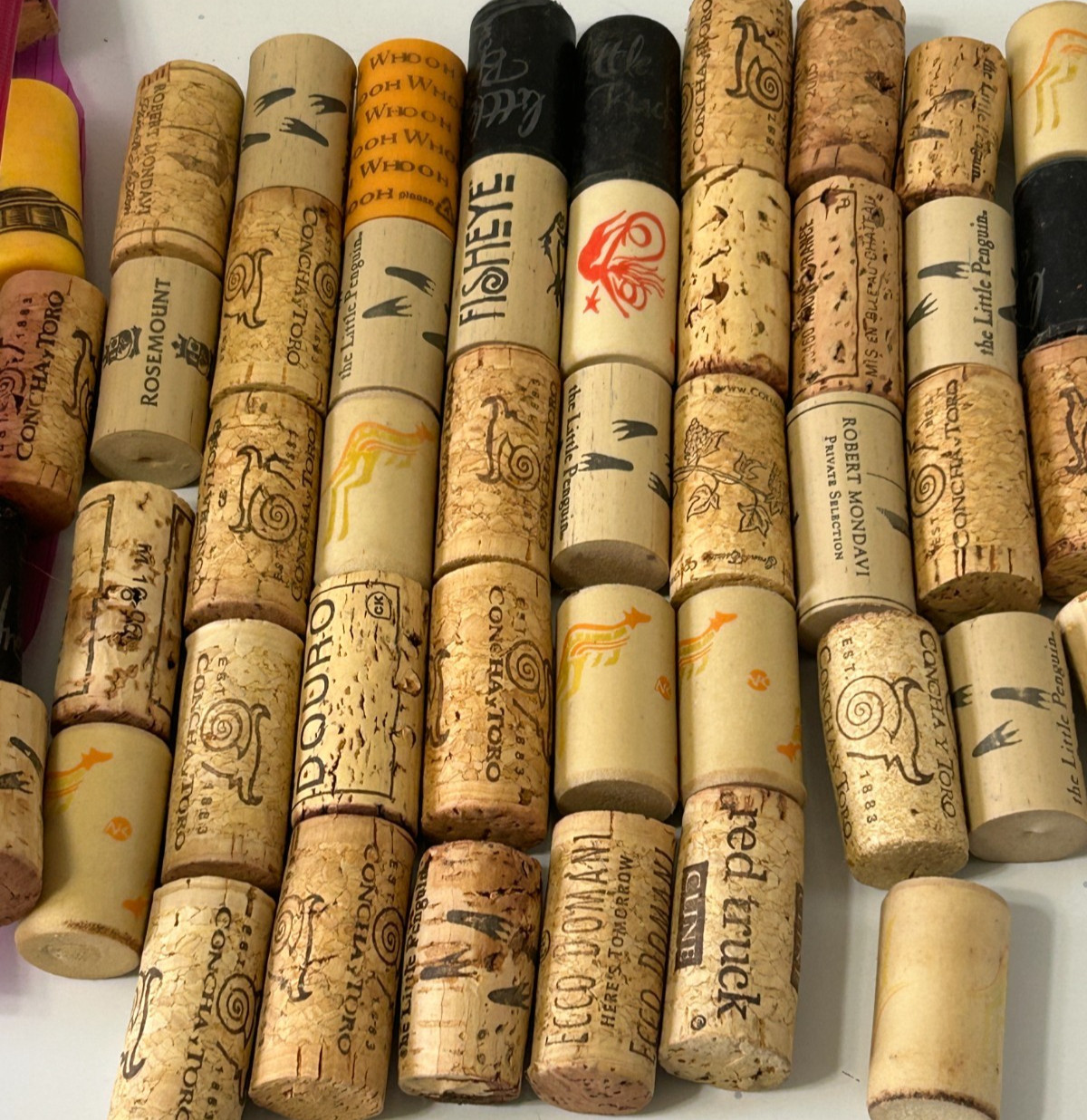 Crafting Wine Corks Recycled Various Sizes, Colors Lot 120