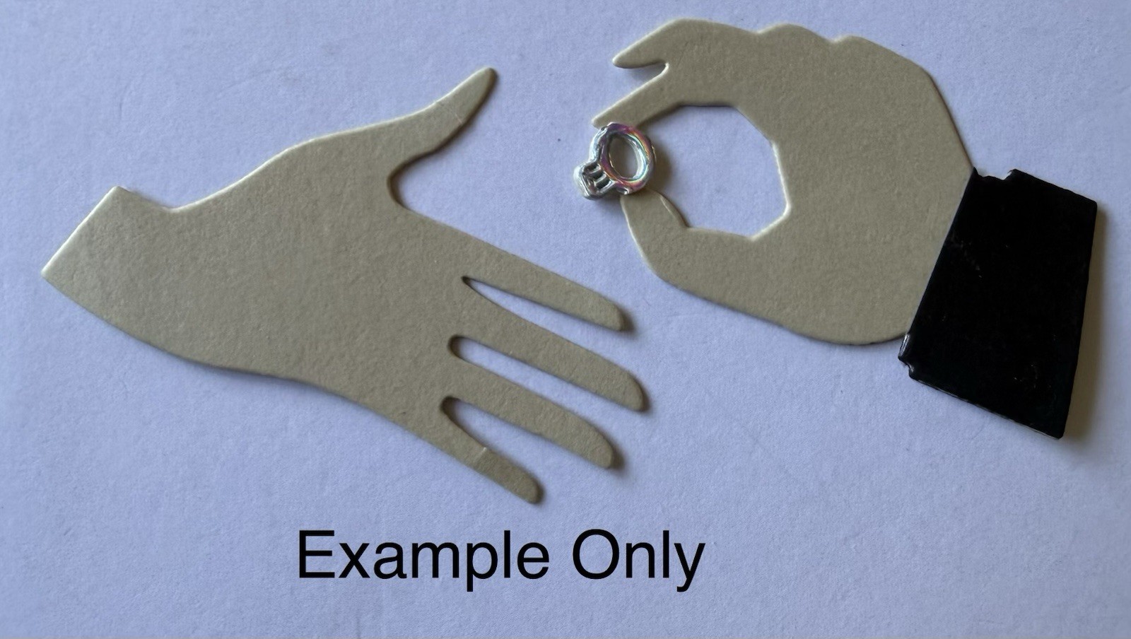 GIVING THE RING Die-Cut Embellishments(6pc)Wedding •Engagement•Hand•Card Making•