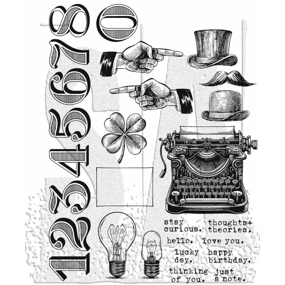 Tim Holtz Stampers Anonymous “CURIOSITY SHOP” Stamp Set CMS482- Everyday 2024