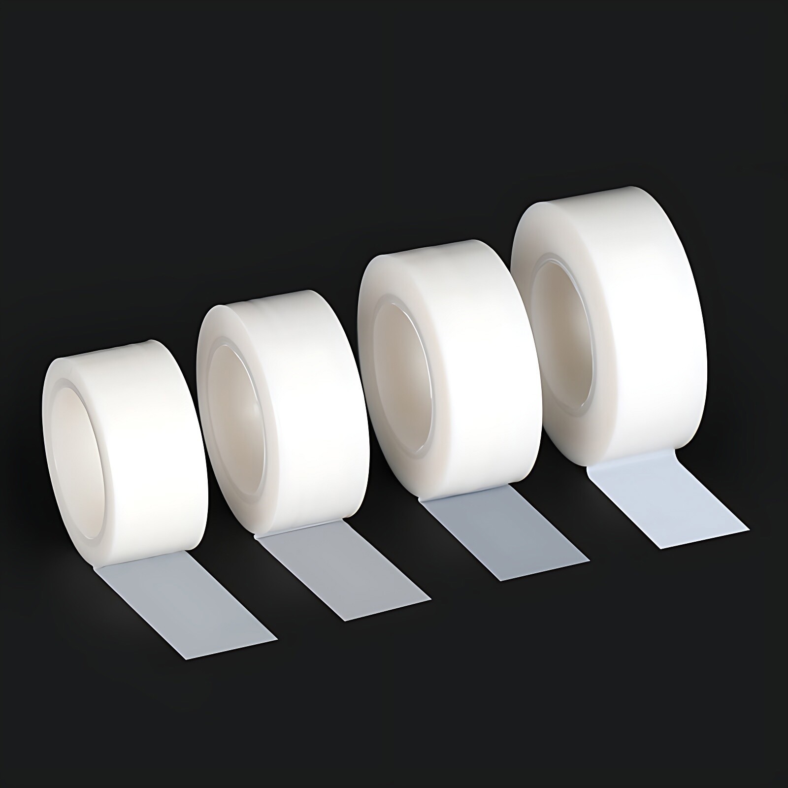 White PTFE Film Ultra-thin Sheet Plastic Film 50mm/100mm Wide 0.03mm~0.2mm Thick