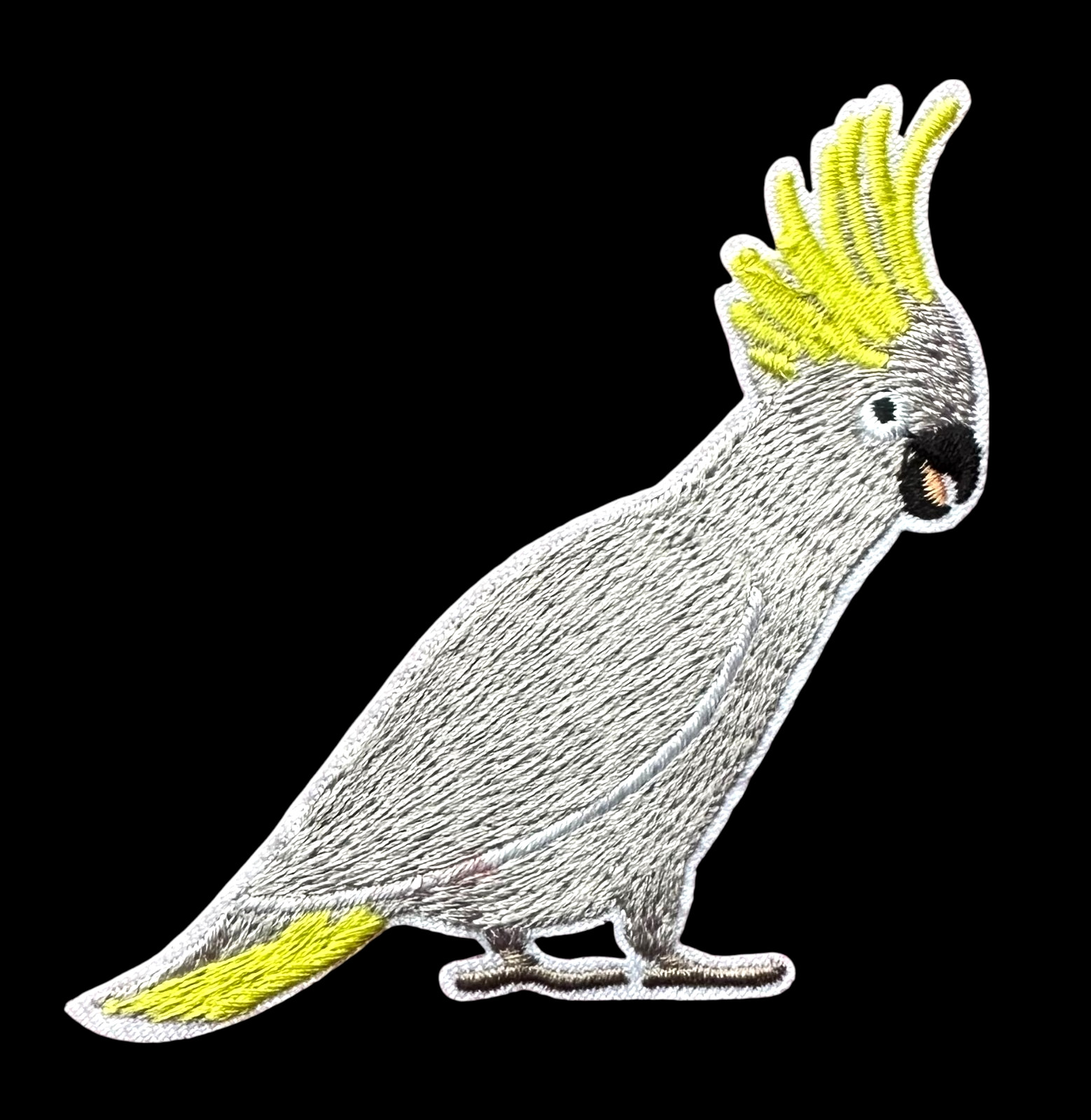 IRON ON BIRD APPLIQUE 4 x 1+3/4 inch FREE SHIPPING
