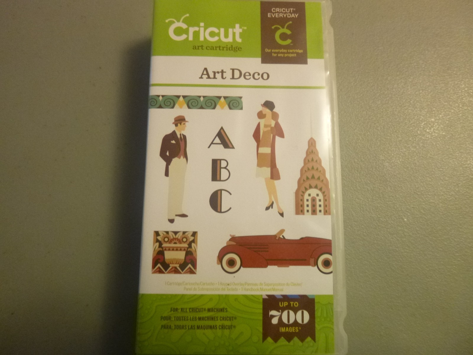 Cricut Art Cartridge – Art Deco – Unlinked – In Box unused