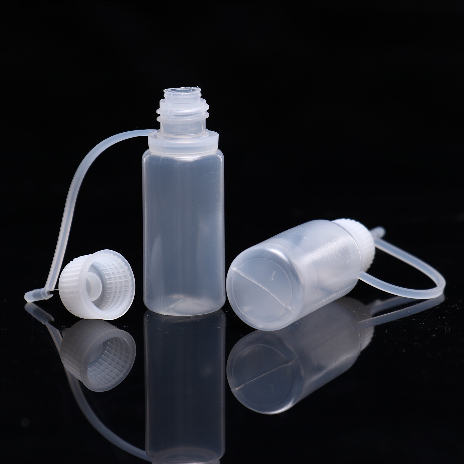 40Pcs 10ml Needle Tip Glue Bottle Dropper Plastic Bottles_ for DIY Painting