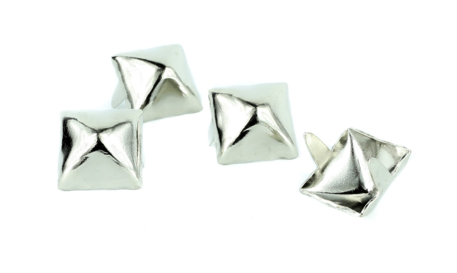 1000 Pyramid Stud Spot Two Prongs Steel Heavy Duty Punk Bikers Jacket Goth