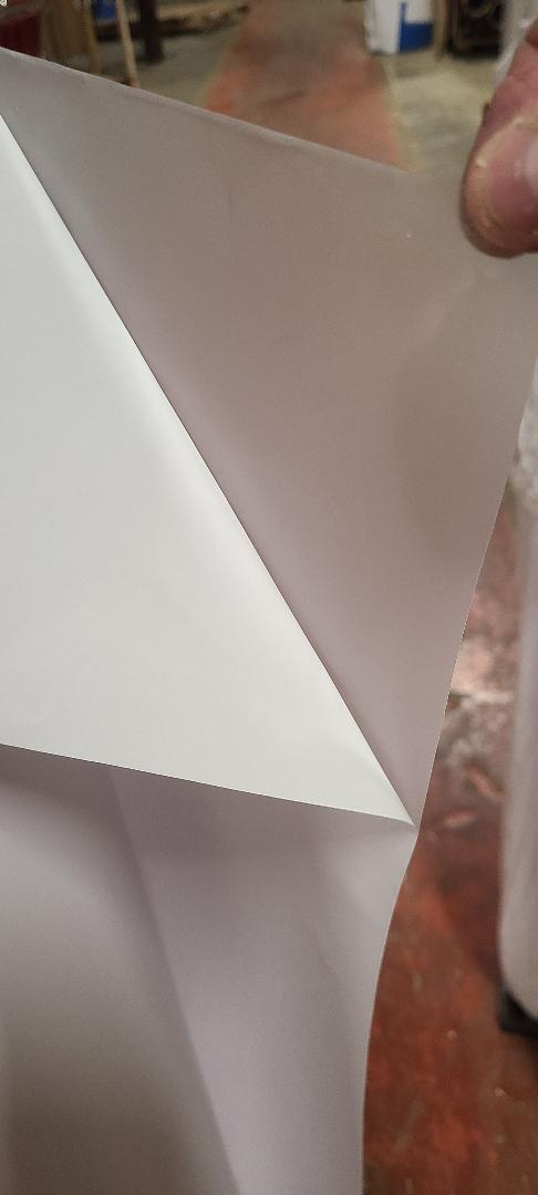 3.0 mil Matte Clear Vinyl Cold Pressure-Sensitive Laminate Self-Adhesive UV 4-YR
