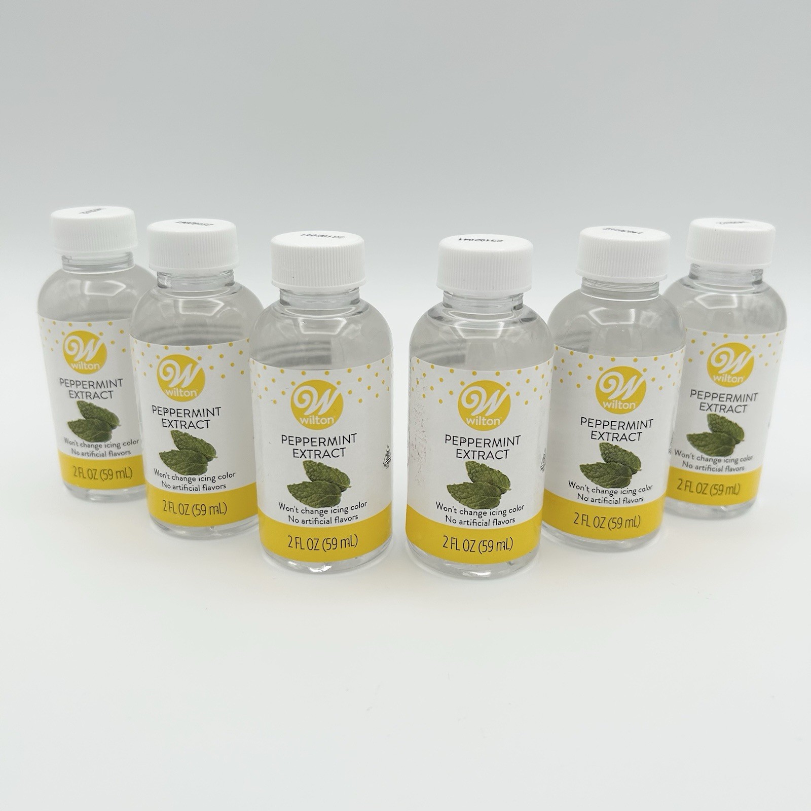 6 PACK Wilton PEPPERMINT EXTRACT for Cake Icing Decoration Mint, 2 fl oz