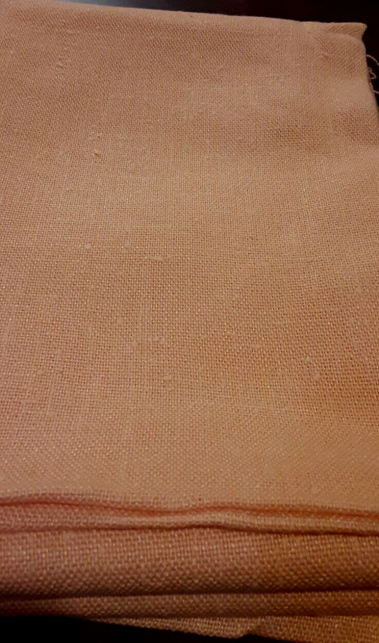Peach Chiffon Material 3 Yards Long by 60 Inches Wide