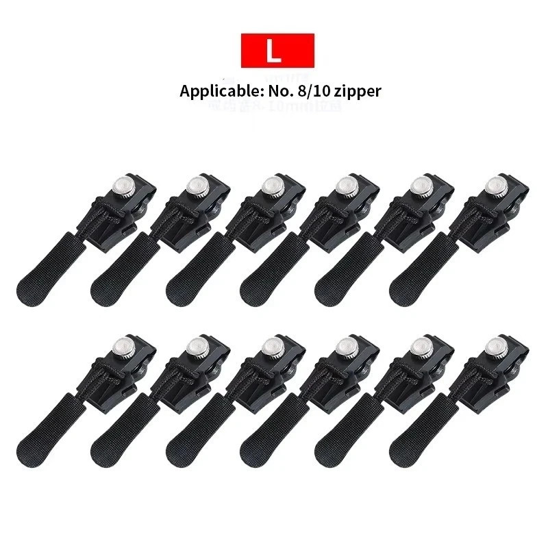 12/06/03 PCS Universal Quick‑Fix Zipper Repair Kit Detachable Slider Replacement