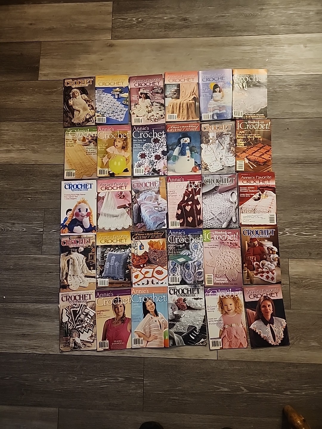 Lot of 30 Annie’s Crochet Newsletter Quick & Easy Pattern Club & More