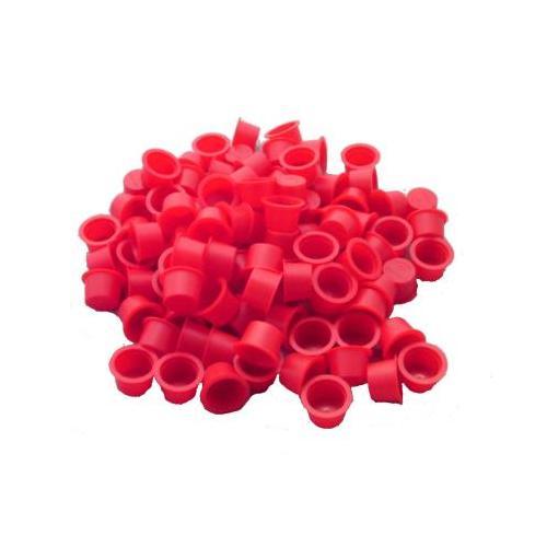 100 PCS FIREWORKS RED PLASTIC PLUGS FOR 3/4″ KRAFT TUBES END CAPS