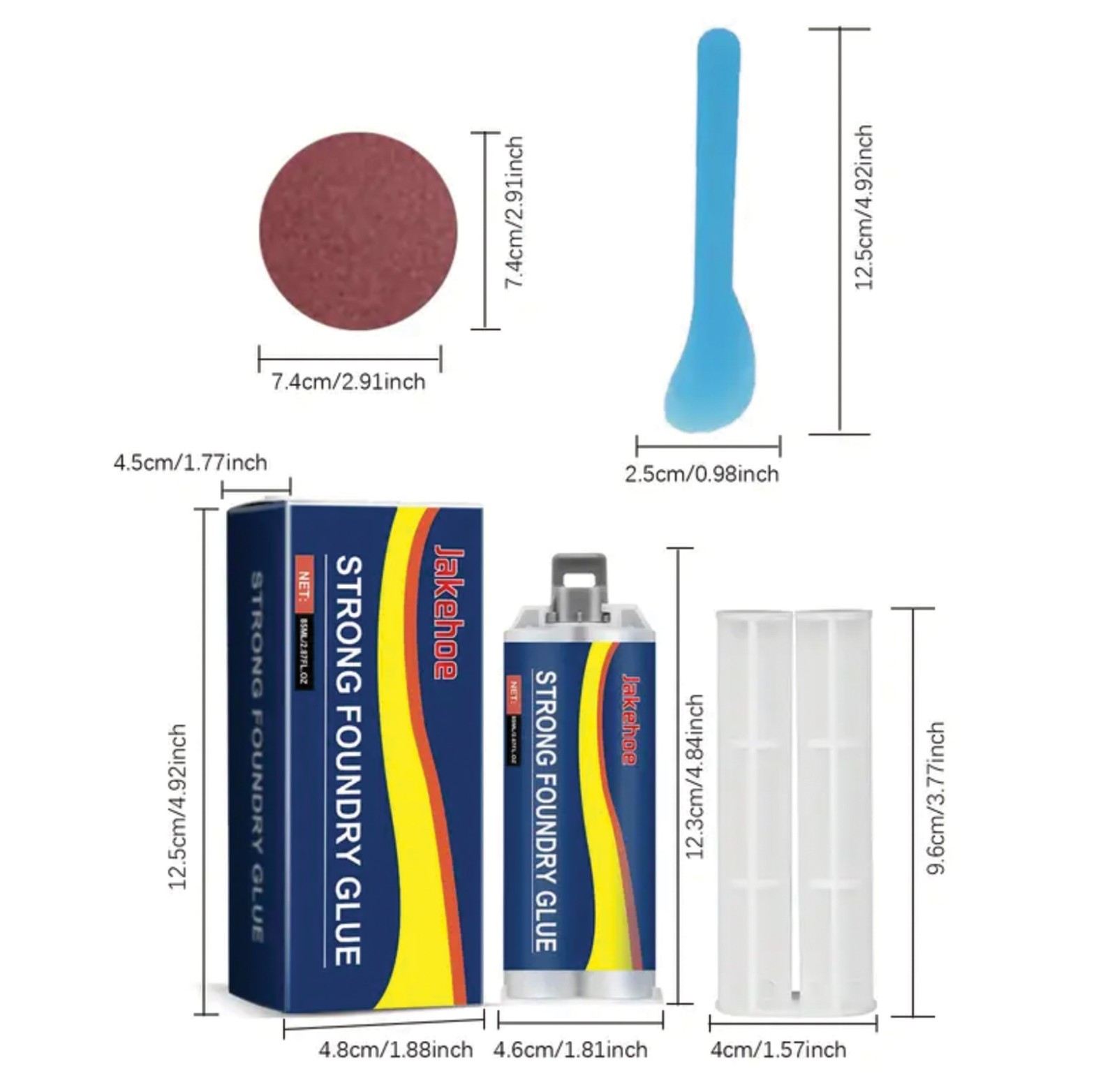 Heavy Duty Workshop Epoxy for Copper, Aluminum, Wood & Plastic – Multi-Purpose