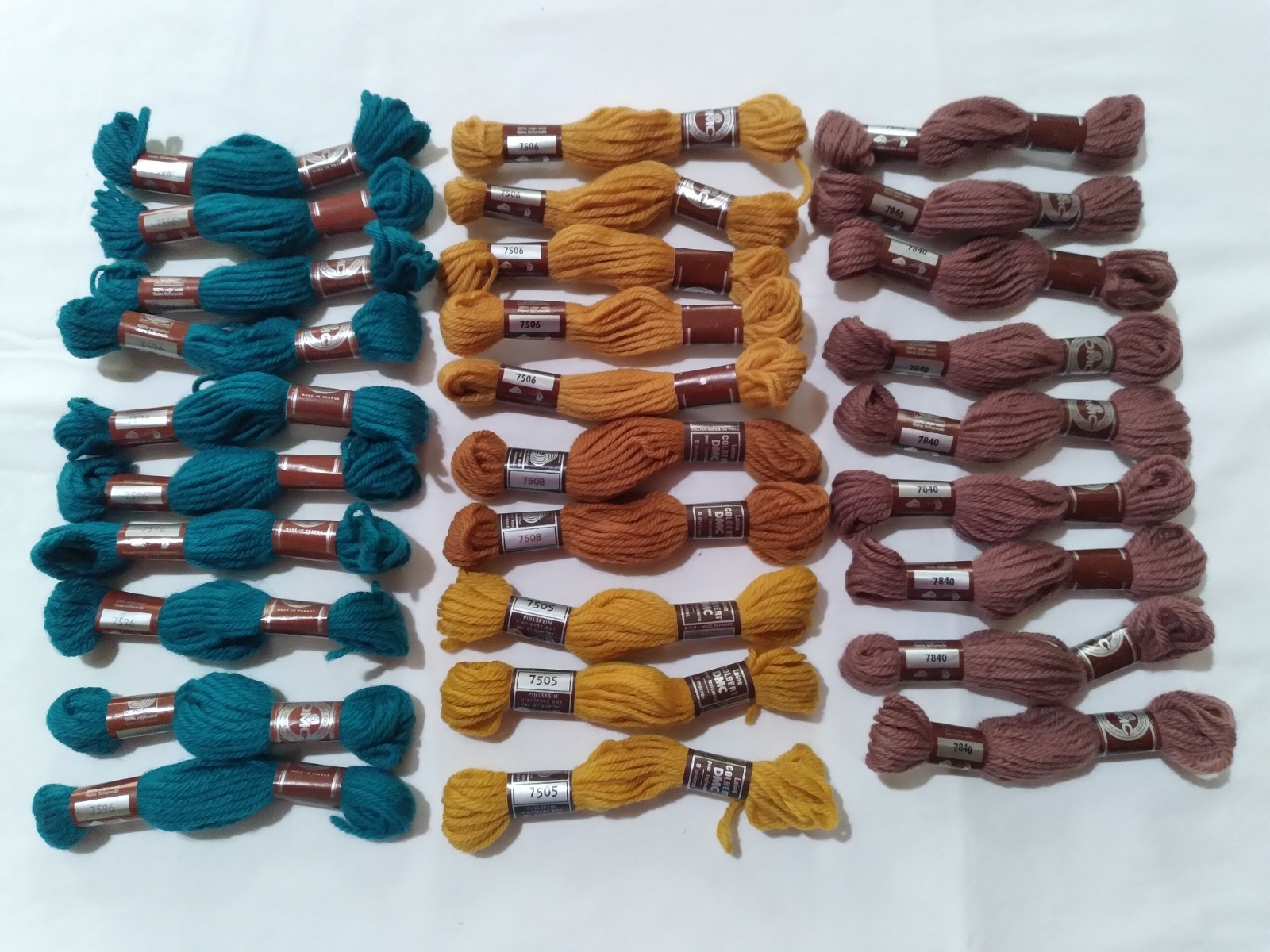 Laine Colbert DMC 100% Virgin Wool Tapestry Needlepoint Yarn France – 29 Asst’d