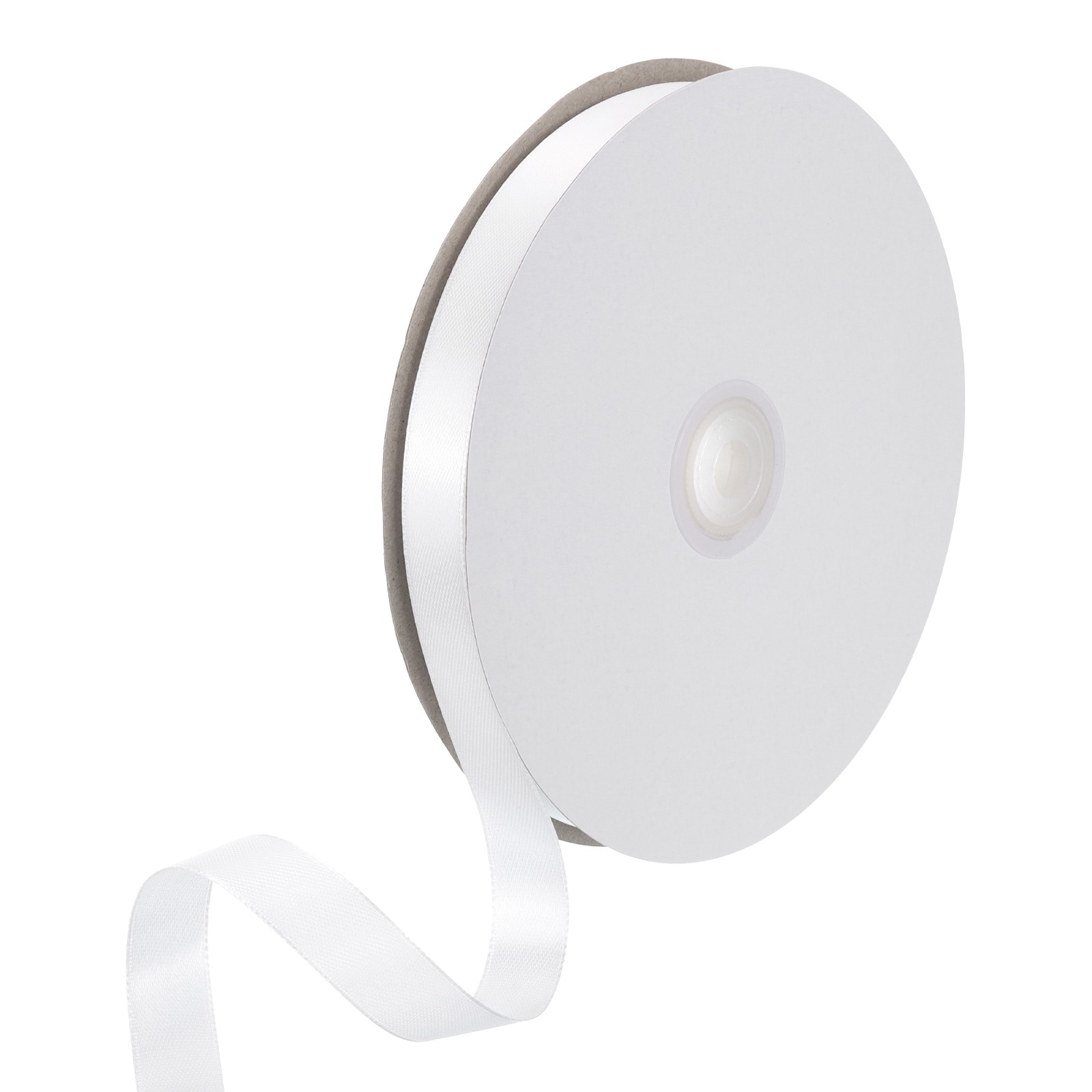 Satin Ribbon 5/8 Inch x 100 Yards White Single Face Satin Ribbon