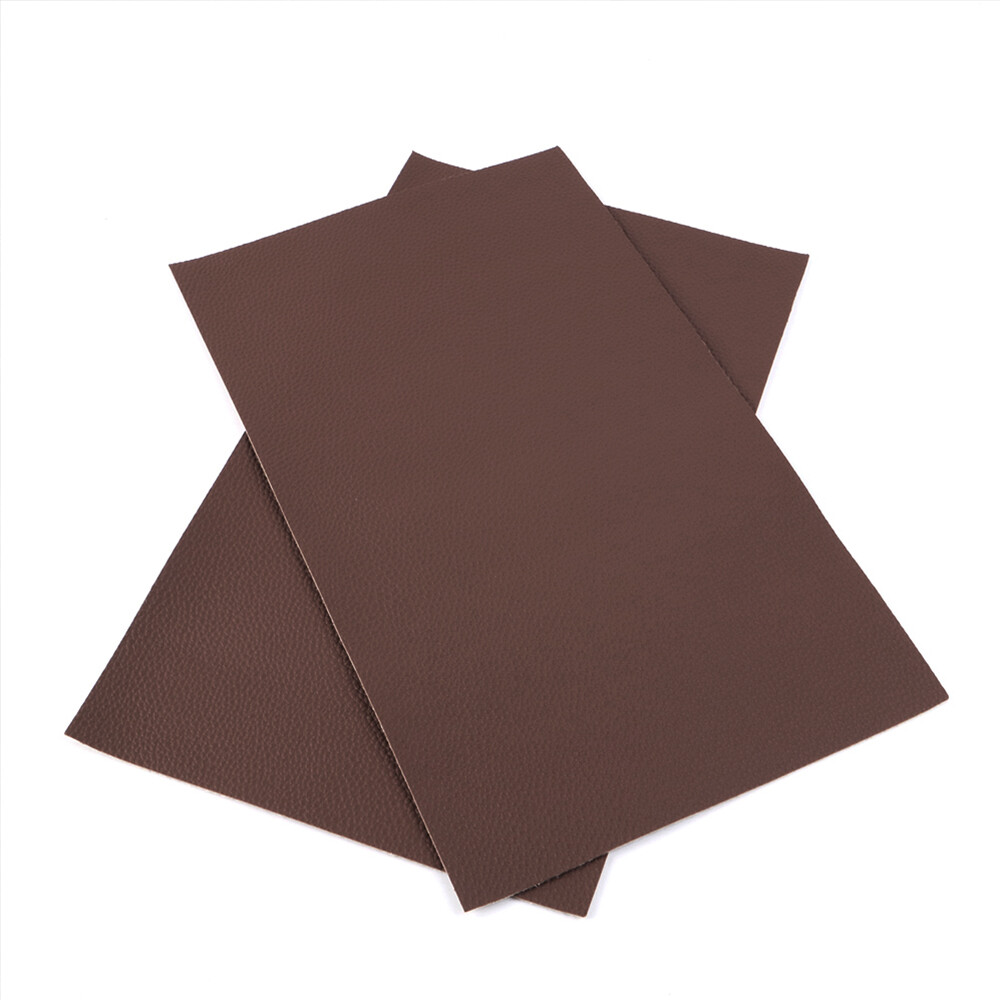 54” Wide Brown Marine Vinyl Fabric Faux Leather Upholstery Crafts By the Yard