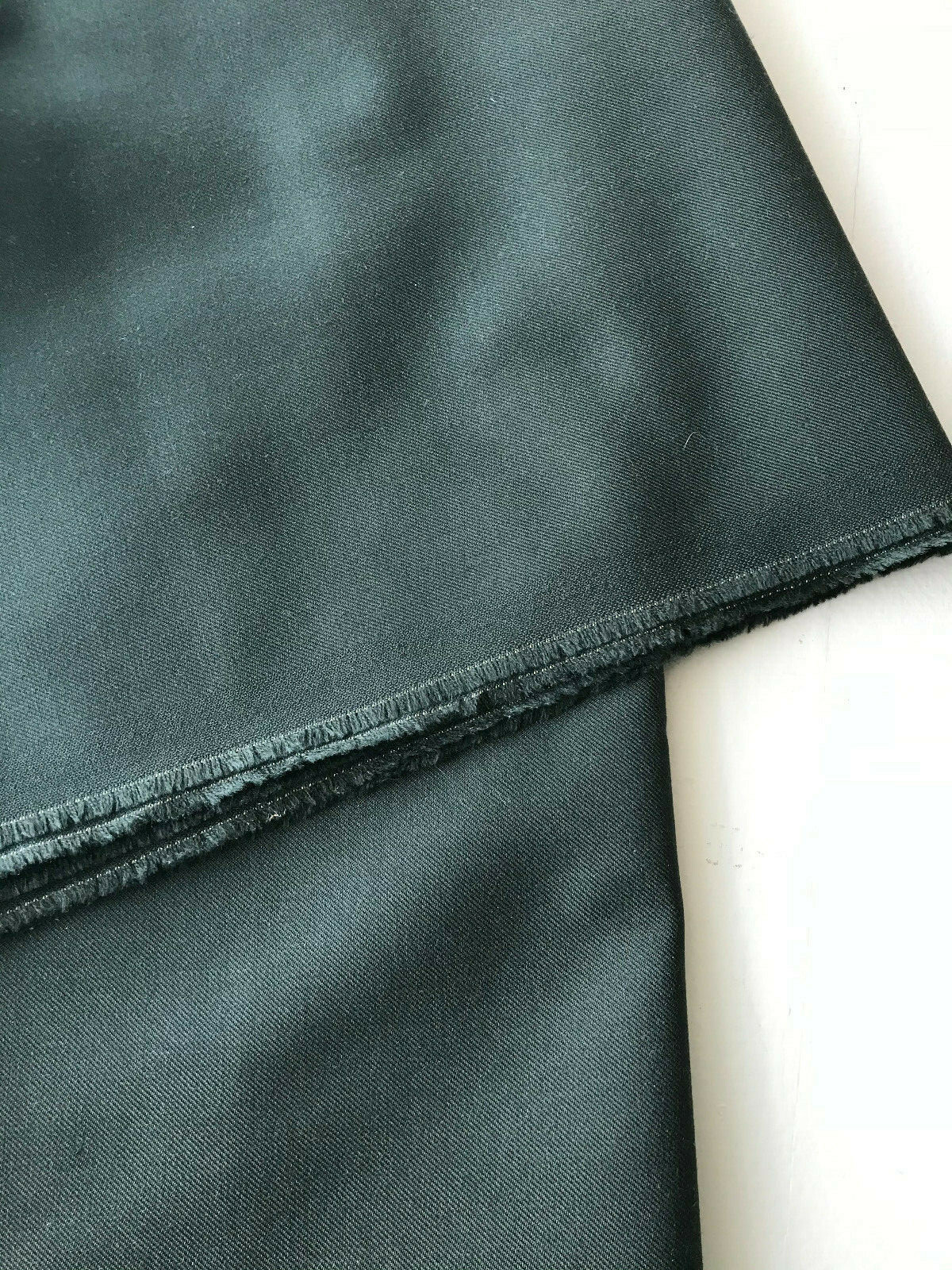 5 yard 60″ wide Dark Green Wool Blend fabric for apparel fashion crafting draper