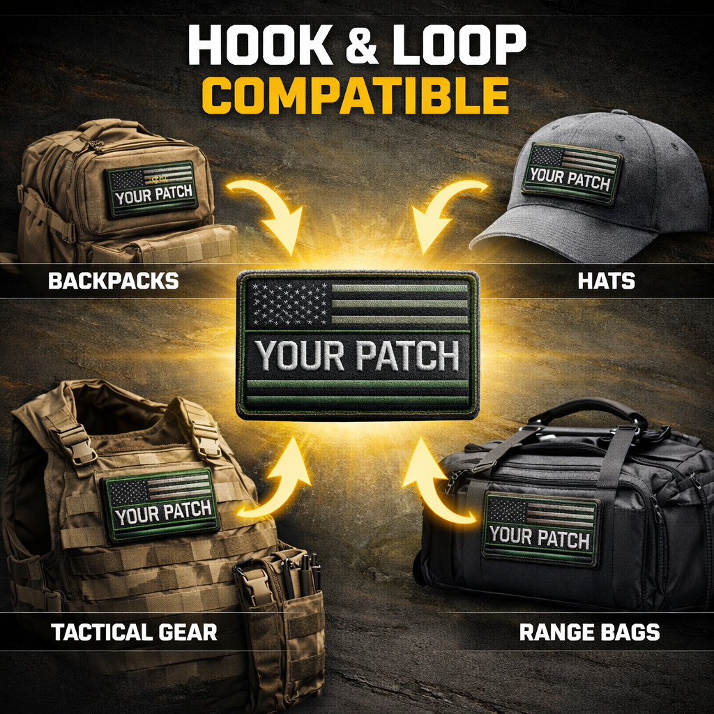 Security and Armed Security Hook and Loop Patch Set for Vest with Badge 3 Piece
