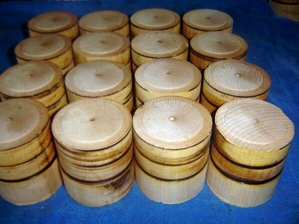14- 3 1/4 ” X 3 5/8 ” Sugar Maple Wood Lathe Turning Blanks