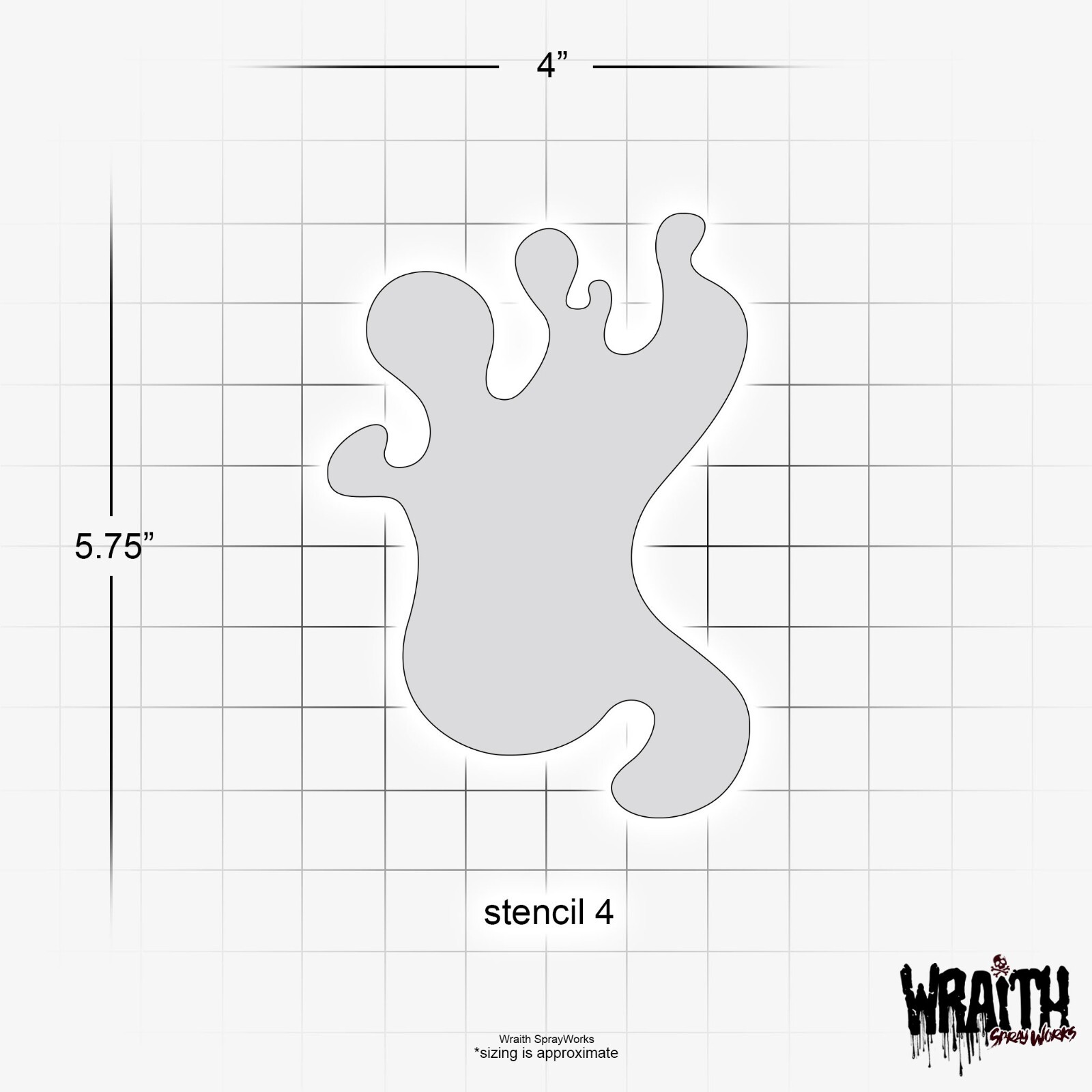 Real Fire Stencil Set (MINI) – Reusable Airbrush Stencil Template