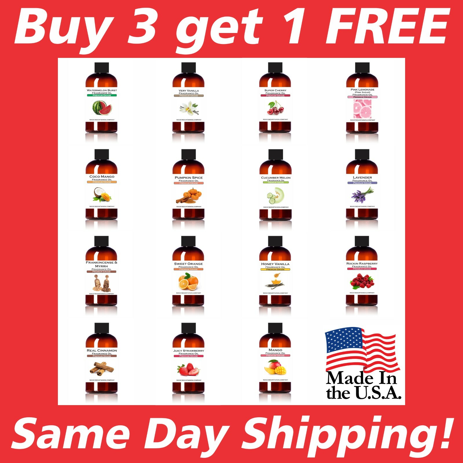 FRAGRANCE OIL FOR CANDLES SOAP MAKING BURNERS INCENSE DIFFUSER LOT SET