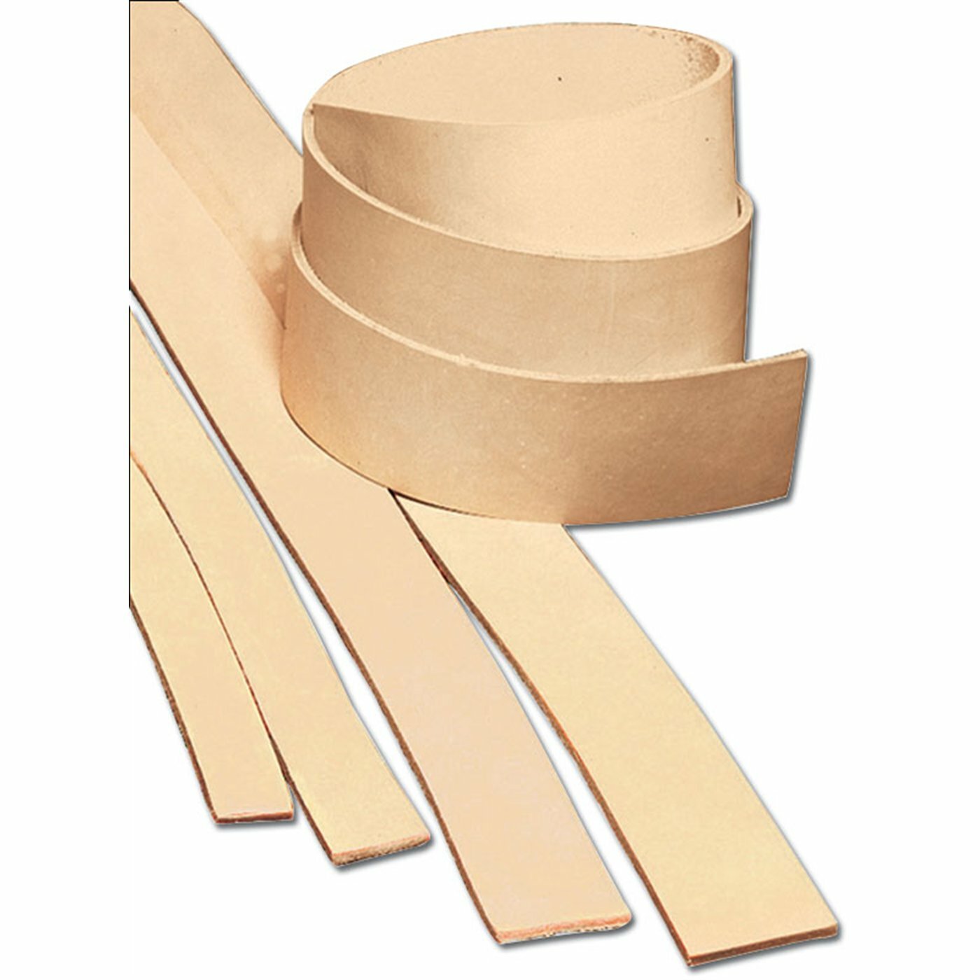 Natural Cowhide Strip 50″ L X 5/8″ W 4572-00 by Stecksstore