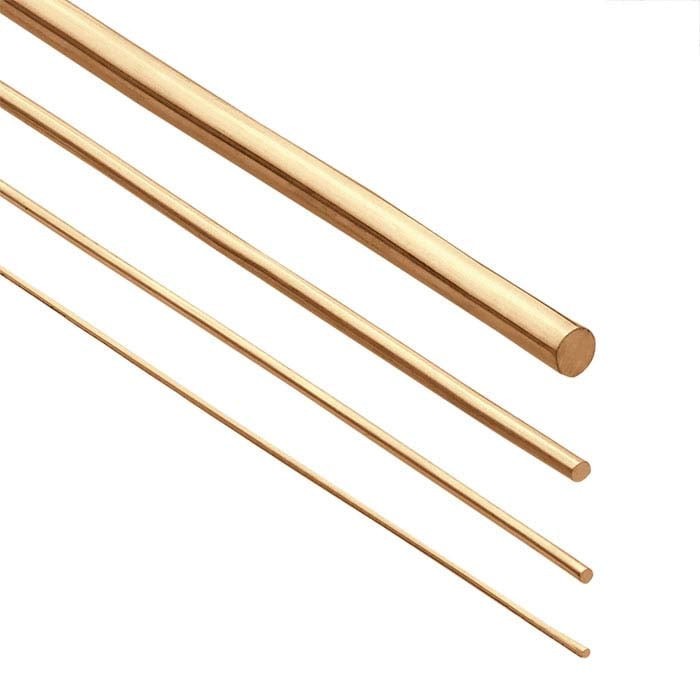Phosphor Bronze Round Wire 14Gauge 5 Feet Piece CDA #521 (92% Cu/8% Sn)