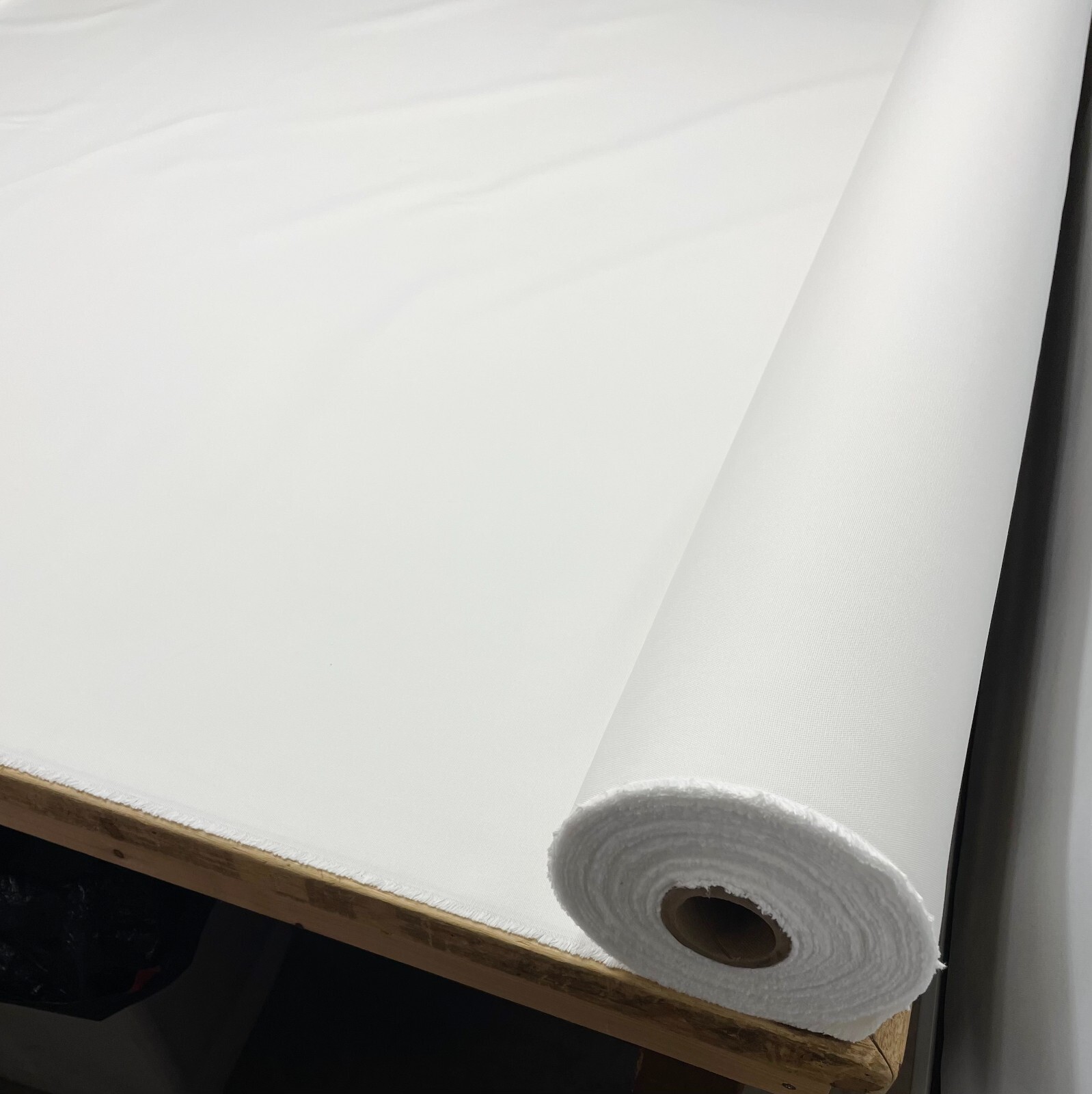 BRIGHT WHITE CANVAS 100% COTTON DUCK 12 OZ FABRIC BY THE 1/2(.5) YARD 68″ W