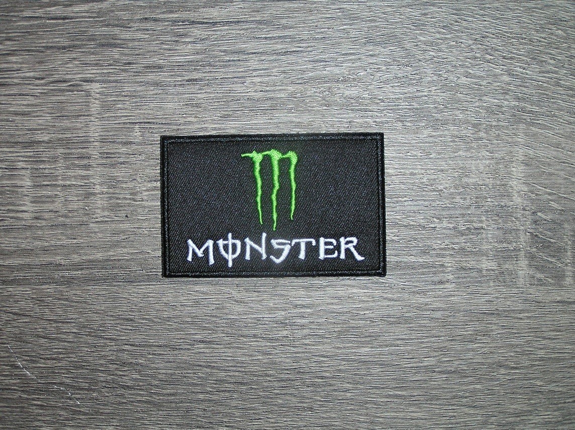 Monster Energy Drink Extreme Sports Embroidered Iron On Patch 3″ x 2″