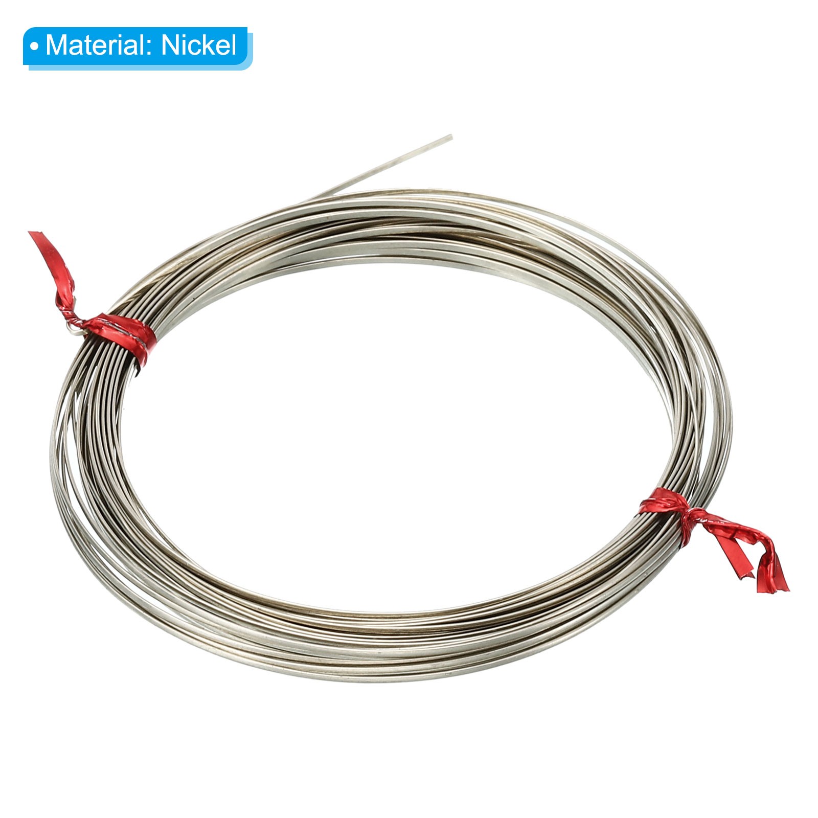 Half Hard Nickel Silver Wire, 20Gauge/0.8×0.4mm ,6m Half Round Craft Wire