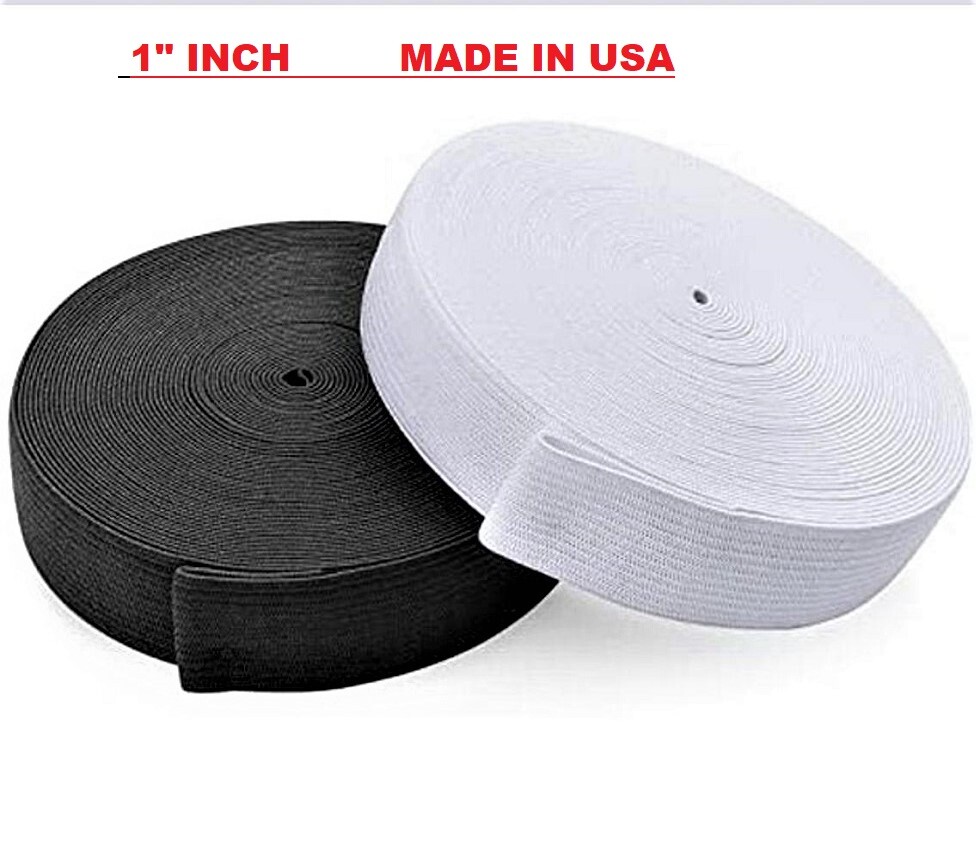 Elastic 1″, 1.5″ , 2″ inch Wide 50 yard High quality MADE IN USA FREE SHIPPING