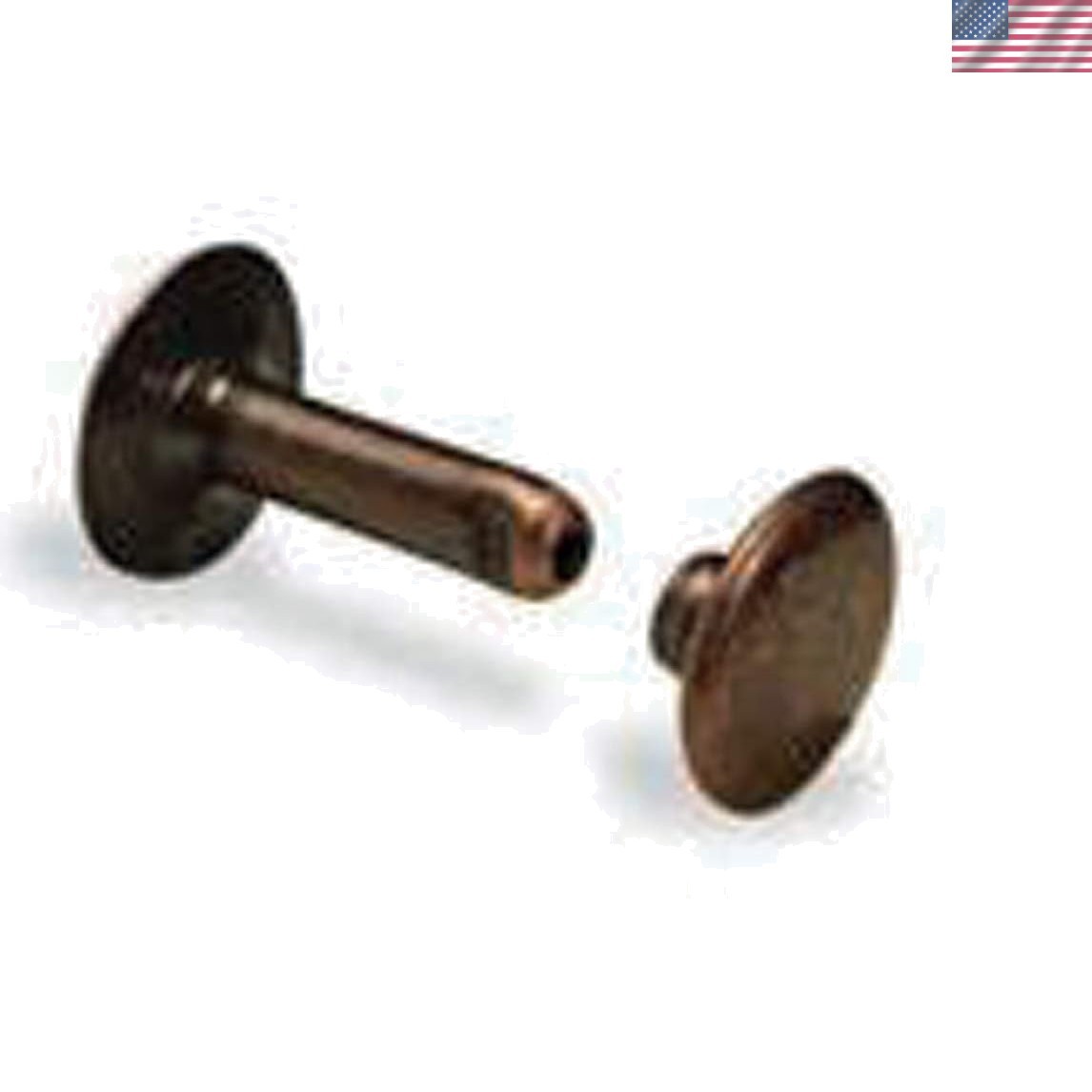 Total Crafting Solution – 100 Large Antique Copper Rivets, Nickel-Free Design
