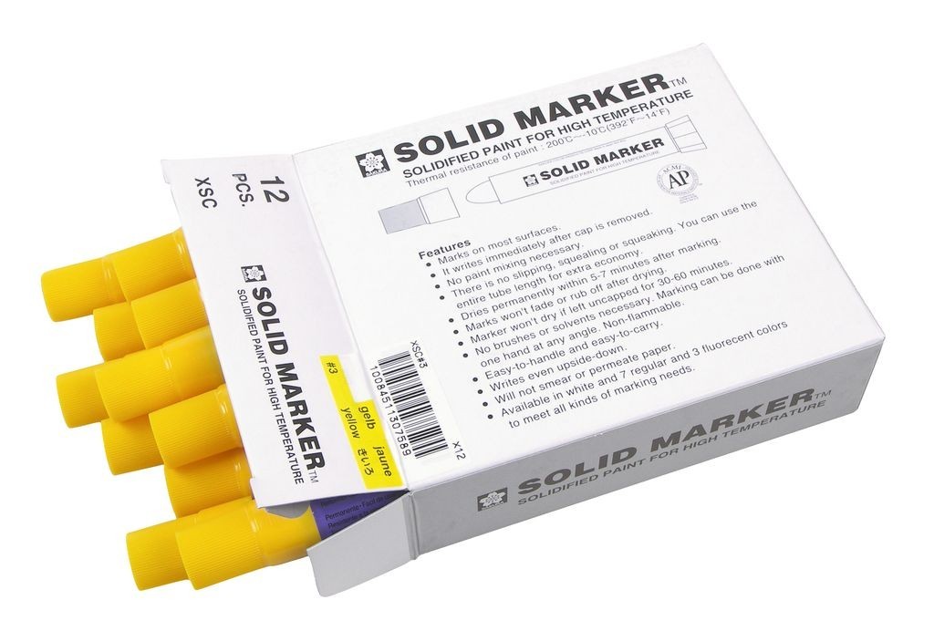 Sakura Solid Paint Markers – Permanent Marker Pens – Window, Wood & Glass Marker